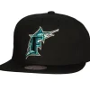 Mitchell & Ness Snapback-Team Classic Snapback Coop Florida Marlins