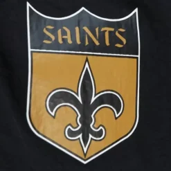 Men Mitchell & Ness Shorts-Team Essentials Nylon Shorts New Orleans Saints