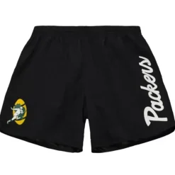 Men Mitchell & Ness Shorts-Team Essentials Nylon Shorts Green Bay Packers
