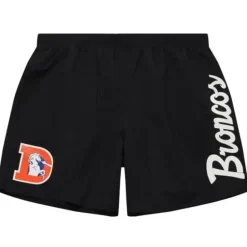 Men Mitchell & Ness Shorts-Team Essentials Nylon Shorts Denver Broncos