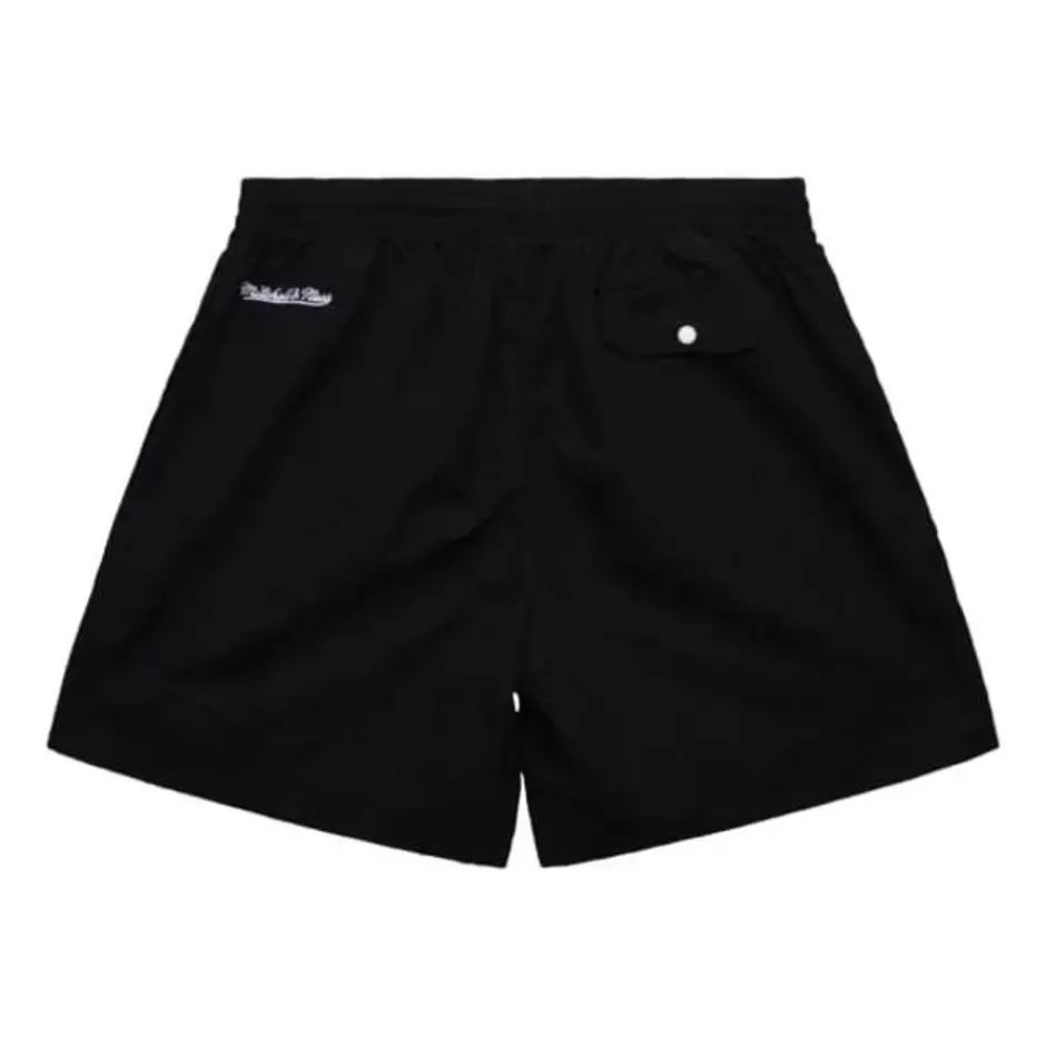 Men Mitchell & Ness Shorts-Team Essentials Nylon Shorts University Of North Carolina