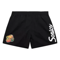 Men Mitchell & Ness Shorts-Team Essentials Nylon Shorts Seattle Supersonics