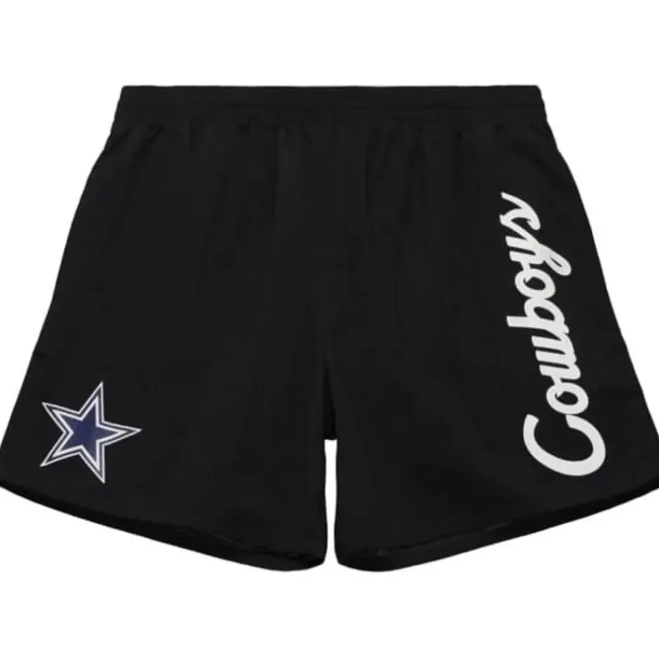 Men Mitchell & Ness Shorts-Team Essentials Nylon Shorts Dallas Cowboys