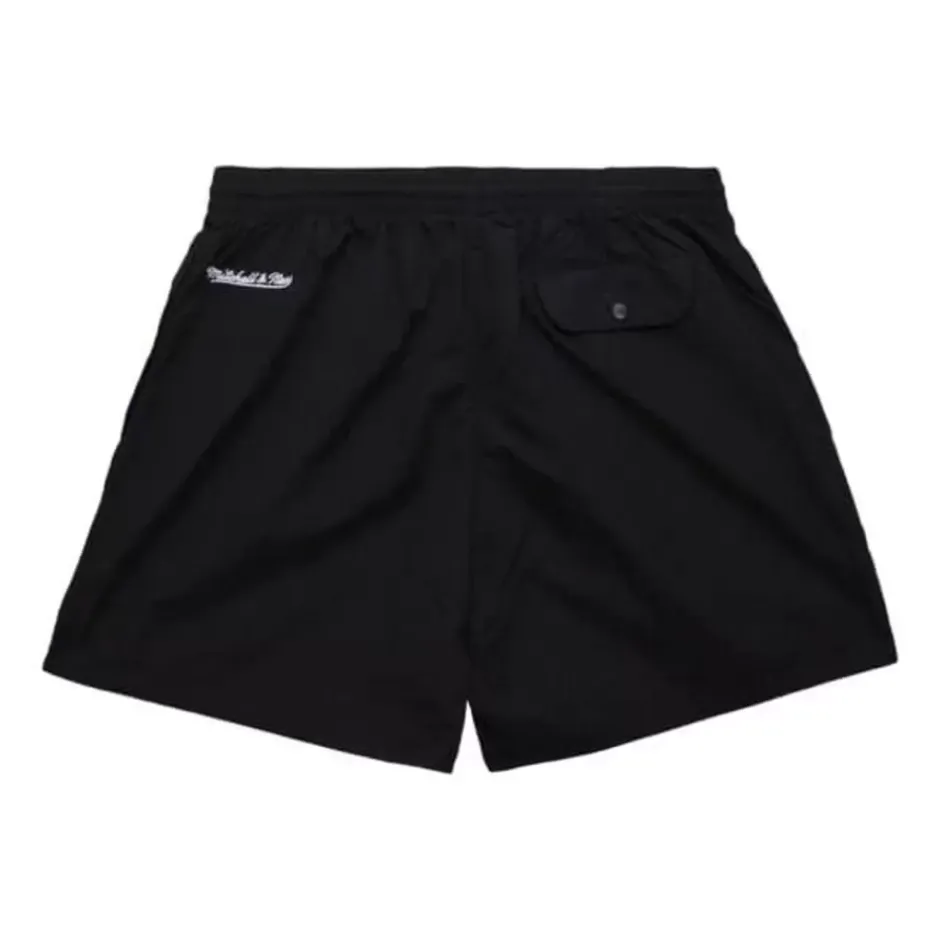 Men Mitchell & Ness Shorts-Team Essentials Nylon Shorts Chicago Bulls