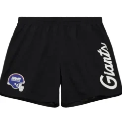 Men Mitchell & Ness Shorts-Team Essentials Nylon Shorts New York Giants