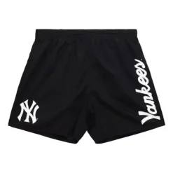 Men Mitchell & Ness Shorts-Team Essentials Nylon Shorts New York Yankees