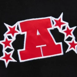 Men Mitchell & Ness Hoodies & Sweatshirts-Team First Satin Fleece Crew Kansas City Chiefs