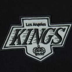 Men Mitchell & Ness Hoodies & Sweatshirts-Team First Satin Fleece Crew Los Angeles Kings
