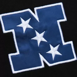 Men Mitchell & Ness Hoodies & Sweatshirts-Team First Satin Fleece Crew San Francisco 49Ers