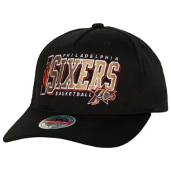 Mitchell & Ness Snapback-Team Graphic Stretch Snapback Philadelphia 76Ers