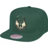 Mitchell & Ness Snapback-Team Ground Snapback Milwaukee Bucks