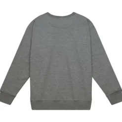 Men Mitchell & Ness Hoodies & Sweatshirts-Team Helmet 3 Crew New York Giants