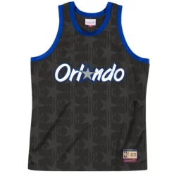 Men Mitchell & Ness T-Shirts & Tops-Team Heritage Tank Orlando Magic 1989-03