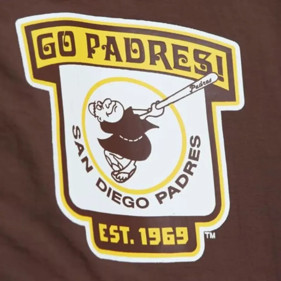 Men Mitchell & Ness Shorts-Team Heritage Woven Short San Diego Padres