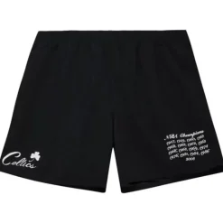 Men Mitchell & Ness Shorts-Team Heritage Woven Short Boston Celtics