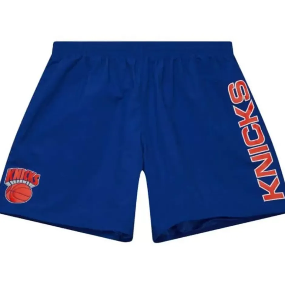 Men Mitchell & Ness Shorts-Team Heritage Woven Short New York Knicks