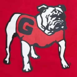 Men Mitchell & Ness Shorts-Team Heritage Woven Shorts University Of Georgia