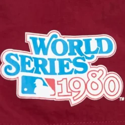 Men Mitchell & Ness Shorts-Team Heritage Woven Short Philadelphia Phillies