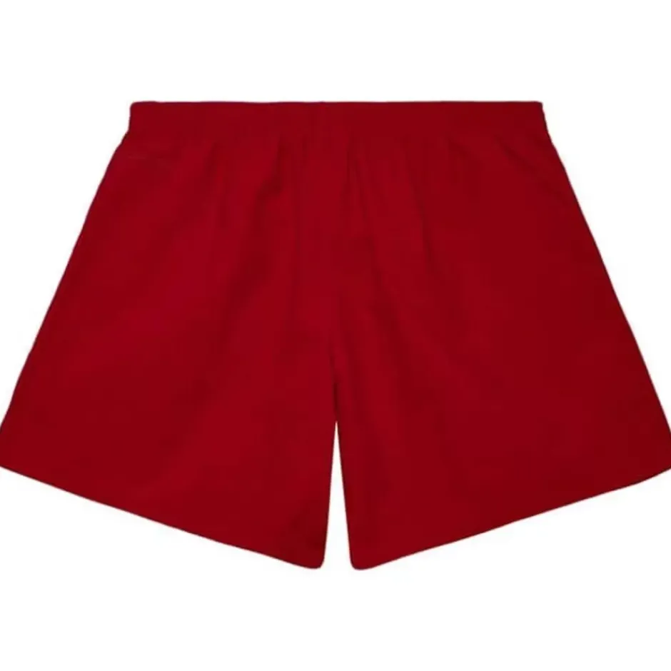 Men Mitchell & Ness Shorts-Team Heritage Woven Short Atlanta Hawks