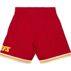 Men Mitchell & Ness Shorts-Team Id Mesh Shorts Kansas City Chiefs