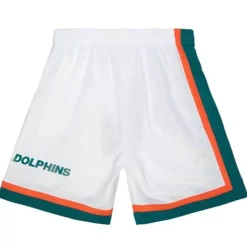 Men Mitchell & Ness Shorts-Team Id Mesh Shorts Miami Dolphins