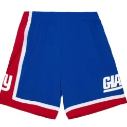 Men Mitchell & Ness Shorts-Team Id Mesh Shorts New York Giants