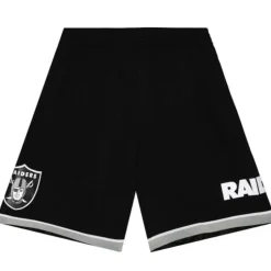 Men Mitchell & Ness Shorts-Team Id Mesh Shorts Oakland Raiders
