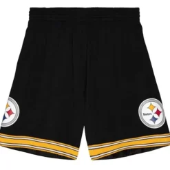 Men Mitchell & Ness Shorts-Team Id Mesh Shorts Pittsburgh Steelers