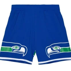 Men Mitchell & Ness Shorts-Team Id Mesh Shorts Seattle Seahawks