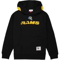 Men Mitchell & Ness Hoodies & Sweatshirts-Team Issued Hoodie Los Angeles Rams
