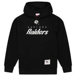Men Mitchell & Ness Hoodies & Sweatshirts-Team Issued Hoodie Oakland Raiders