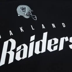 Men Mitchell & Ness Hoodies & Sweatshirts-Team Issued Hoodie Oakland Raiders