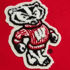 Men Mitchell & Ness Hoodies & Sweatshirts-Team Legacy French Terry Hoodie University Of Wisconsin - Madison