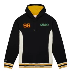 Men Mitchell & Ness Hoodies & Sweatshirts-Team Legacy French Terry Hoodie Los Angeles Galaxy
