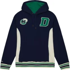 Men Mitchell & Ness Hoodies & Sweatshirts-Team Legacy French Terry Hoodie Dallas Mavericks