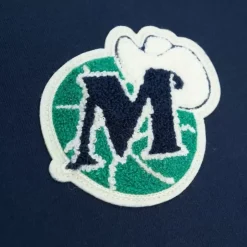 Men Mitchell & Ness Hoodies & Sweatshirts-Team Legacy French Terry Hoodie Dallas Mavericks