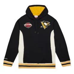 Men Mitchell & Ness Hoodies & Sweatshirts-Team Legacy French Terry Hoodie Pittsburgh Penguins