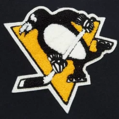 Men Mitchell & Ness Hoodies & Sweatshirts-Team Legacy French Terry Hoodie Pittsburgh Penguins