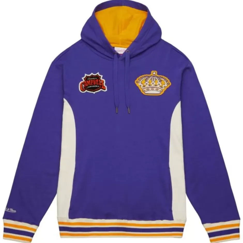 Men Mitchell & Ness Hoodies & Sweatshirts-Team Legacy French Terry Hoodie Los Angeles Kings