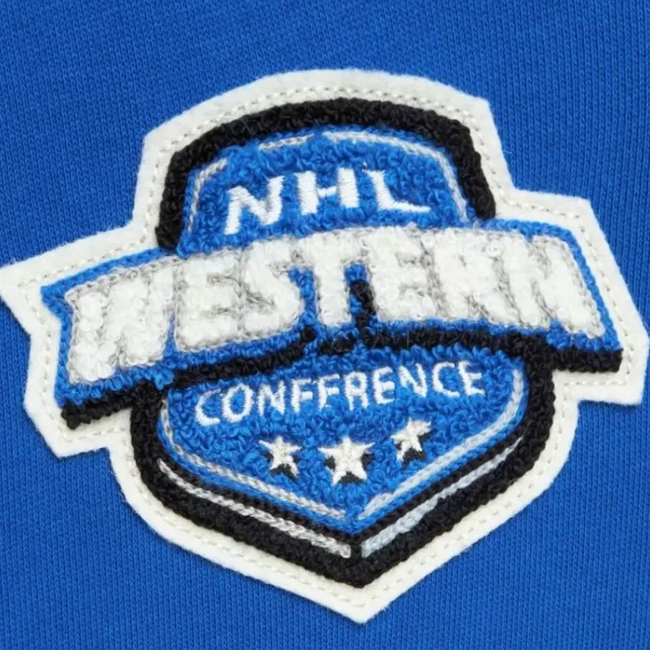 Men Mitchell & Ness Hoodies & Sweatshirts-Team Legacy French Terry Hoodie St. Louis Blues