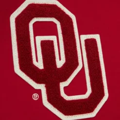 Men Mitchell & Ness Hoodies & Sweatshirts-Team Legacy French Terry Hoodie University Of Oklahoma