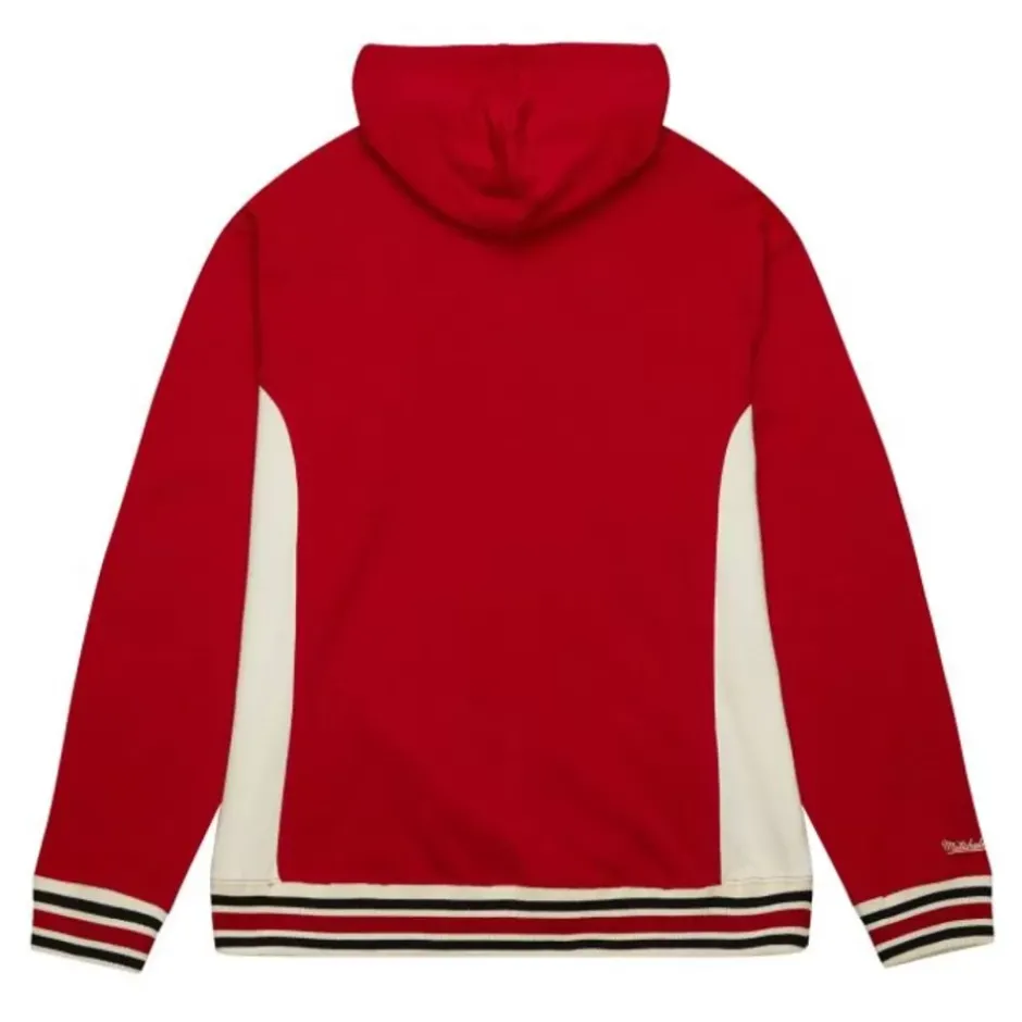 Men Mitchell & Ness Hoodies & Sweatshirts-Team Legacy French Terry Hoodie Portland Trail Blazers