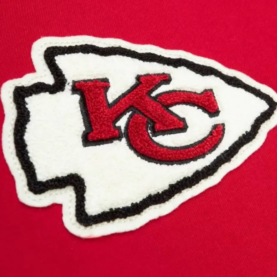 Men Mitchell & Ness Hoodies & Sweatshirts-Team Legacy French Terry Hoodie Kansas City Chiefs