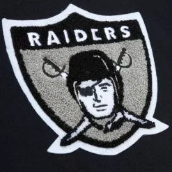 Men Mitchell & Ness Hoodies & Sweatshirts-Team Legacy French Terry Hoodie Oakland Raiders