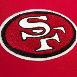 Men Mitchell & Ness Hoodies & Sweatshirts-Team Legacy French Terry Hoodie San Francisco 49Ers