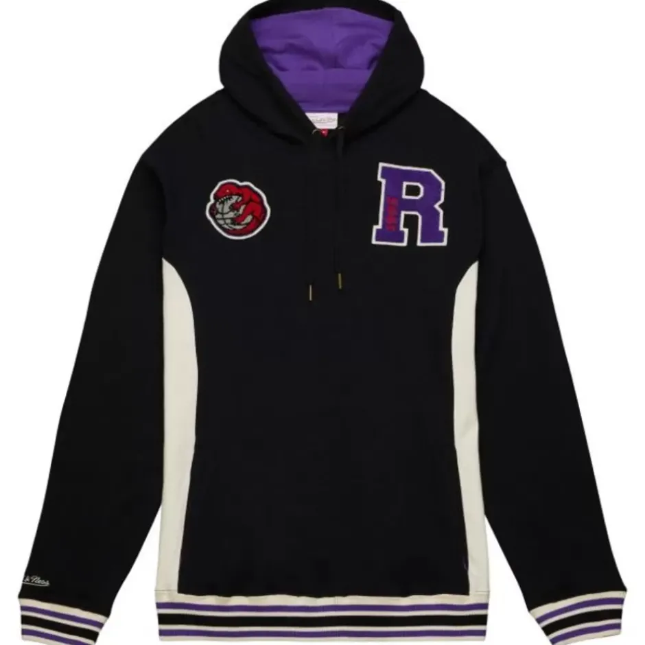 Men Mitchell & Ness Hoodies & Sweatshirts-Team Legacy French Terry Hoodie Toronto Raptors