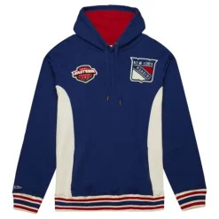 Men Mitchell & Ness Hoodies & Sweatshirts-Team Legacy French Terry Hoodie New York Rangers