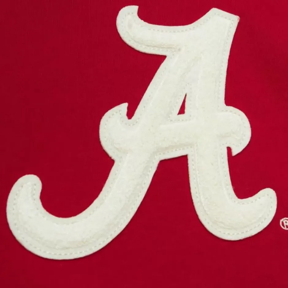 Men Mitchell & Ness Hoodies & Sweatshirts-Team Legacy French Terry Hoodie University Of Alabama