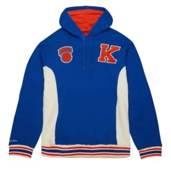 Men Mitchell & Ness Hoodies & Sweatshirts-Team Legacy French Terry Hoodie New York Knicks