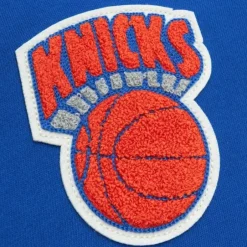 Men Mitchell & Ness Hoodies & Sweatshirts-Team Legacy French Terry Hoodie New York Knicks